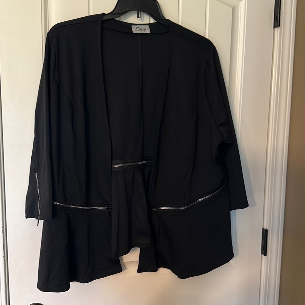 Ladies Dressy Black Jacket Catherines 2X